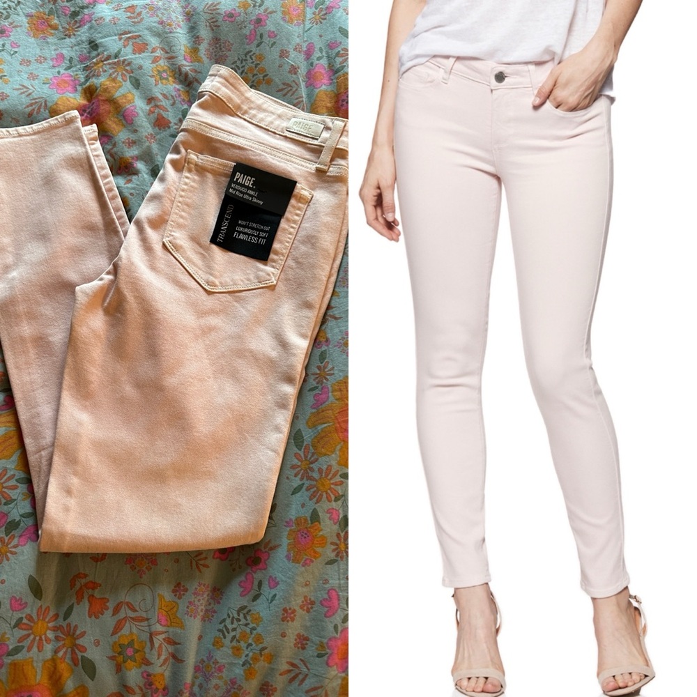 {PAIGE} Verdugo pink jeans NWT size 30